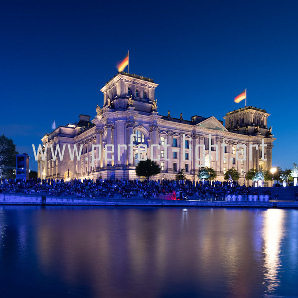 Berlin Reichstag Blue