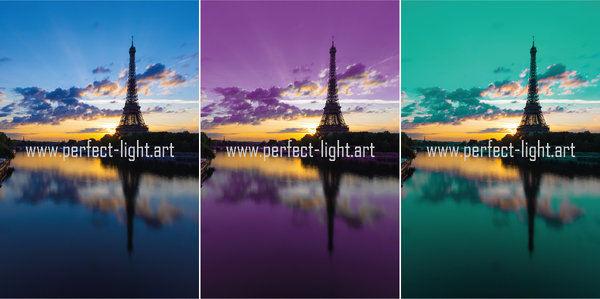 Eiffel Tower Triptychon