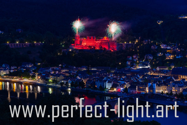 Illuminated Heidelberg Castle